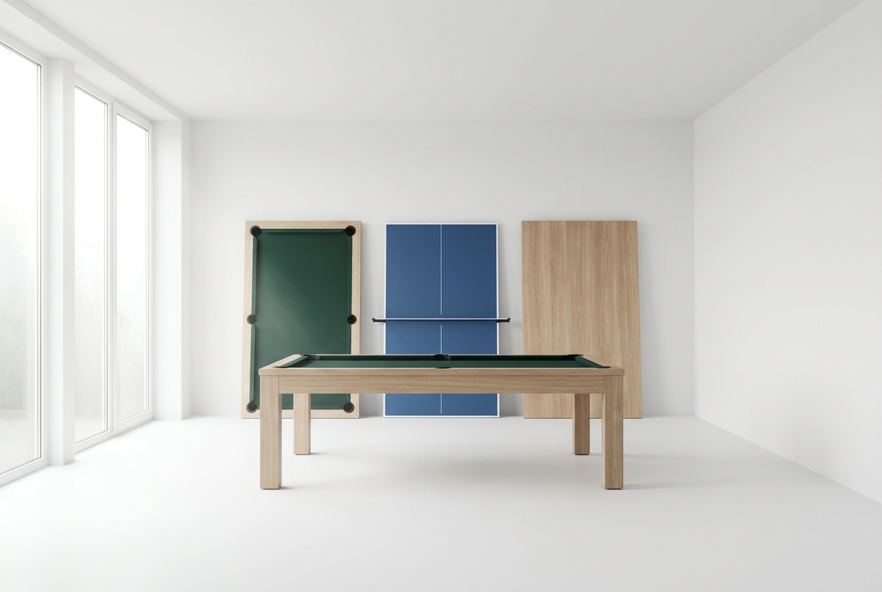 Comparaison entre table de billard française et américaine