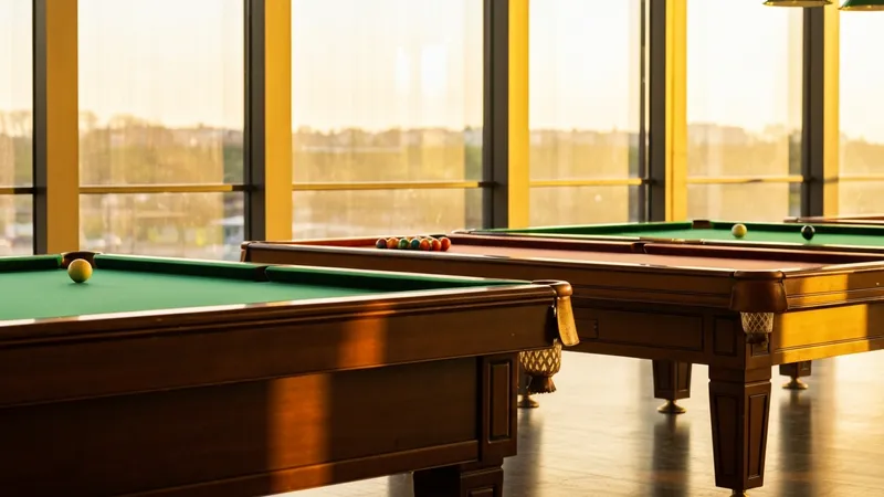Types de tables de billard